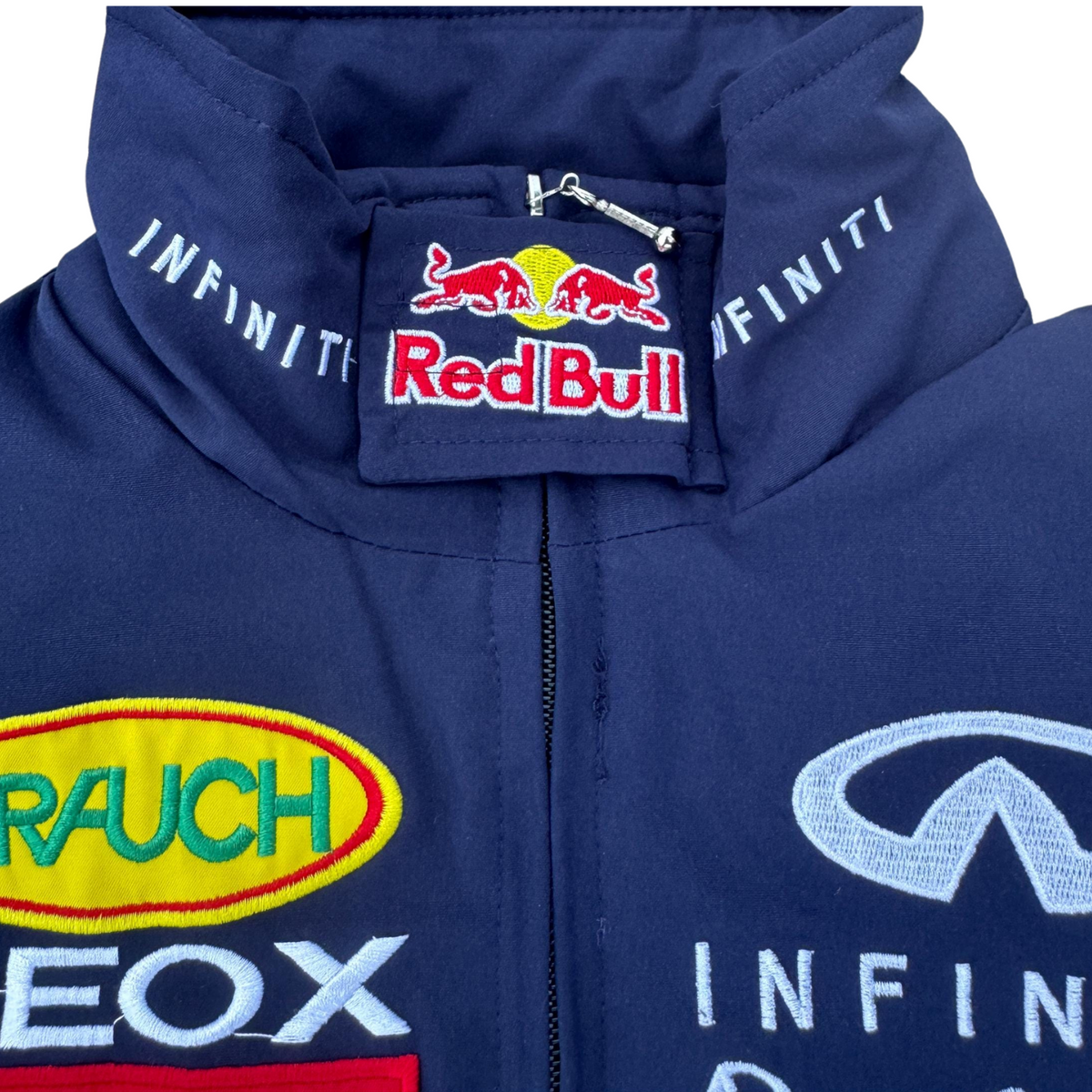 RB Blue Vintage Racing Jacket | Padded Motorsport Style - Sport Idea