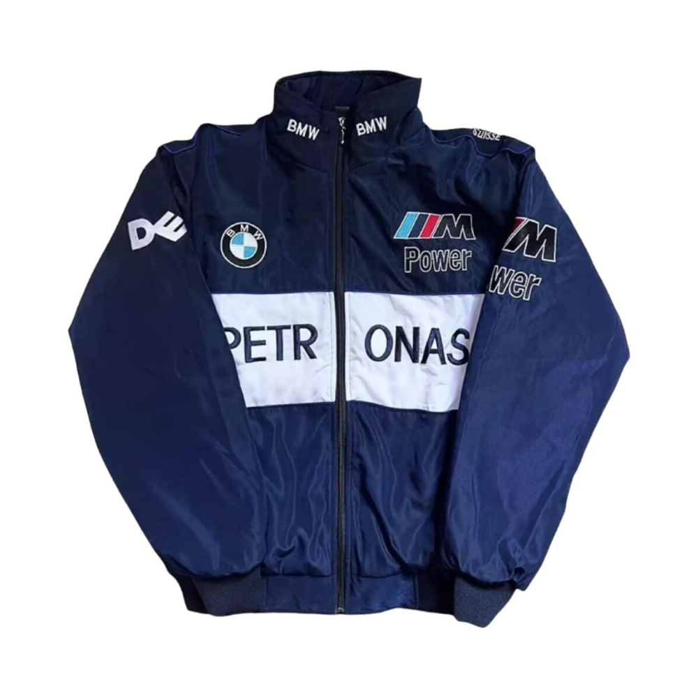 BMW M Heritage Racing Jacket | Classic Navy & Midnight Stripe - Sport Idea