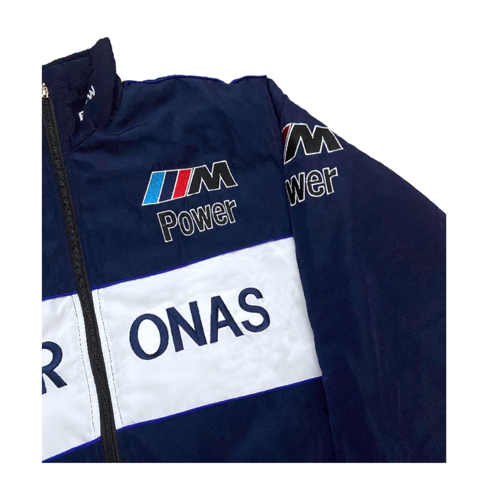 BMW M Heritage Racing Jacket | Classic Navy & Midnight Stripe - Sport Idea