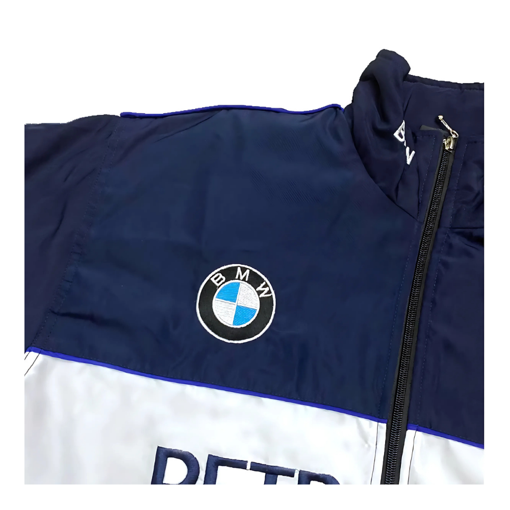 BMW M Heritage Racing Jacket | Classic Navy & Midnight Stripe - Sport Idea