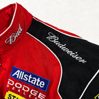 Budweiser Red Vintage Racing Jacket | Classic & Padded Style - Sport Idea