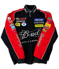 Budweiser Black Vintage Racing Jacket | Classic & Padded Style - Sport Idea