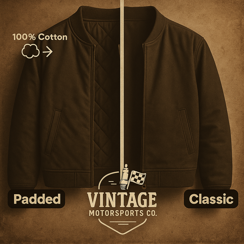 08's Automobili Mercedes Racing Team Jacket | Classic & Padded Style - Sport Idea