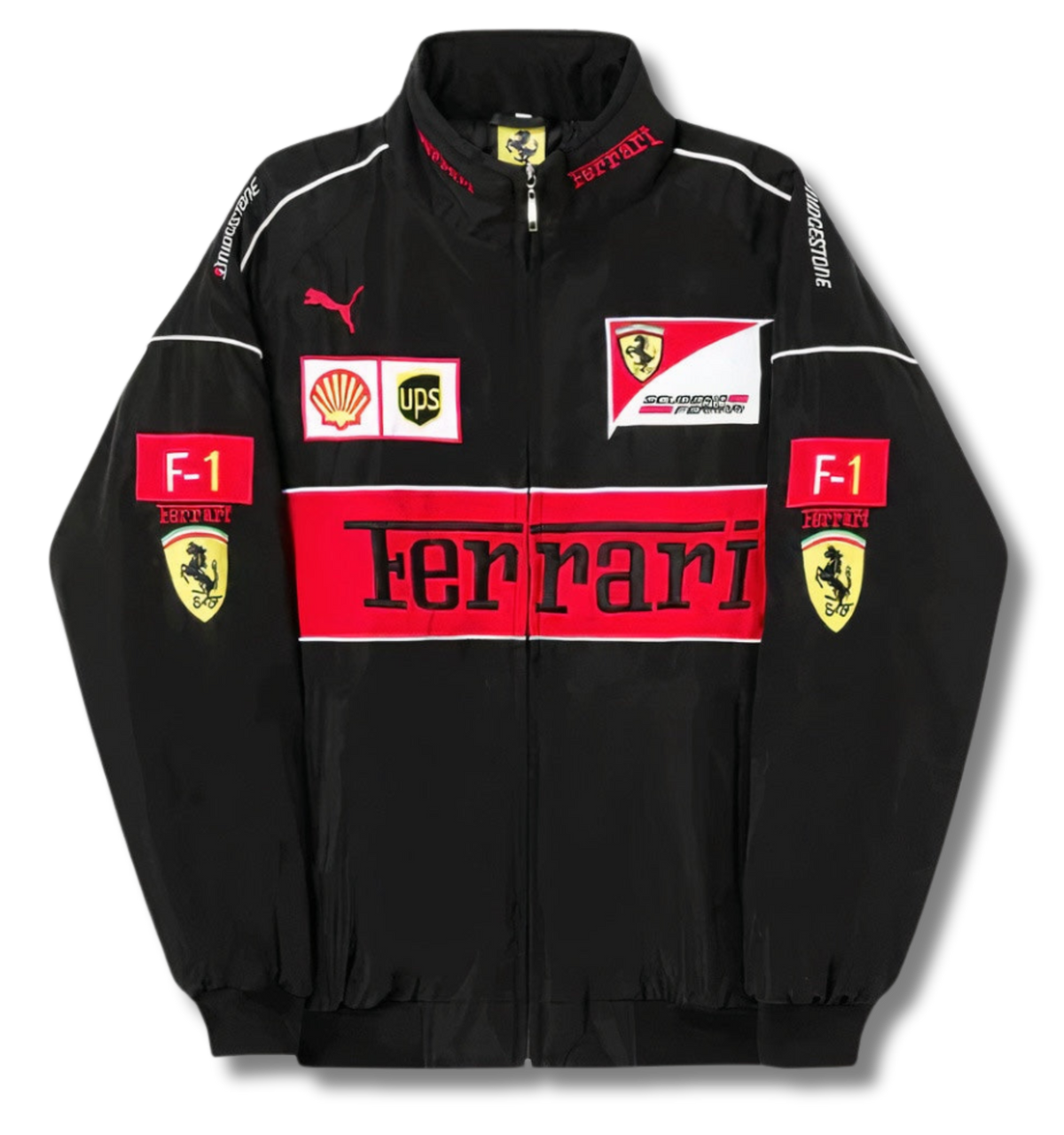 Vintage Ferrari Scuderia Racing Jacket | Classic & Padded Motorsport Style - Sport Idea