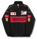 Vintage Scuderia Black Racing Jacket | Classic Ferrari Style - Sport Idea