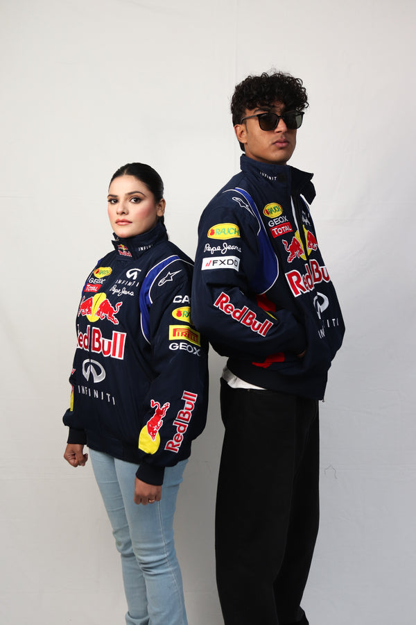 Redline RB Racing Jacket | Vintage Red Bull Inspired Motorsport Style - Sport Idea