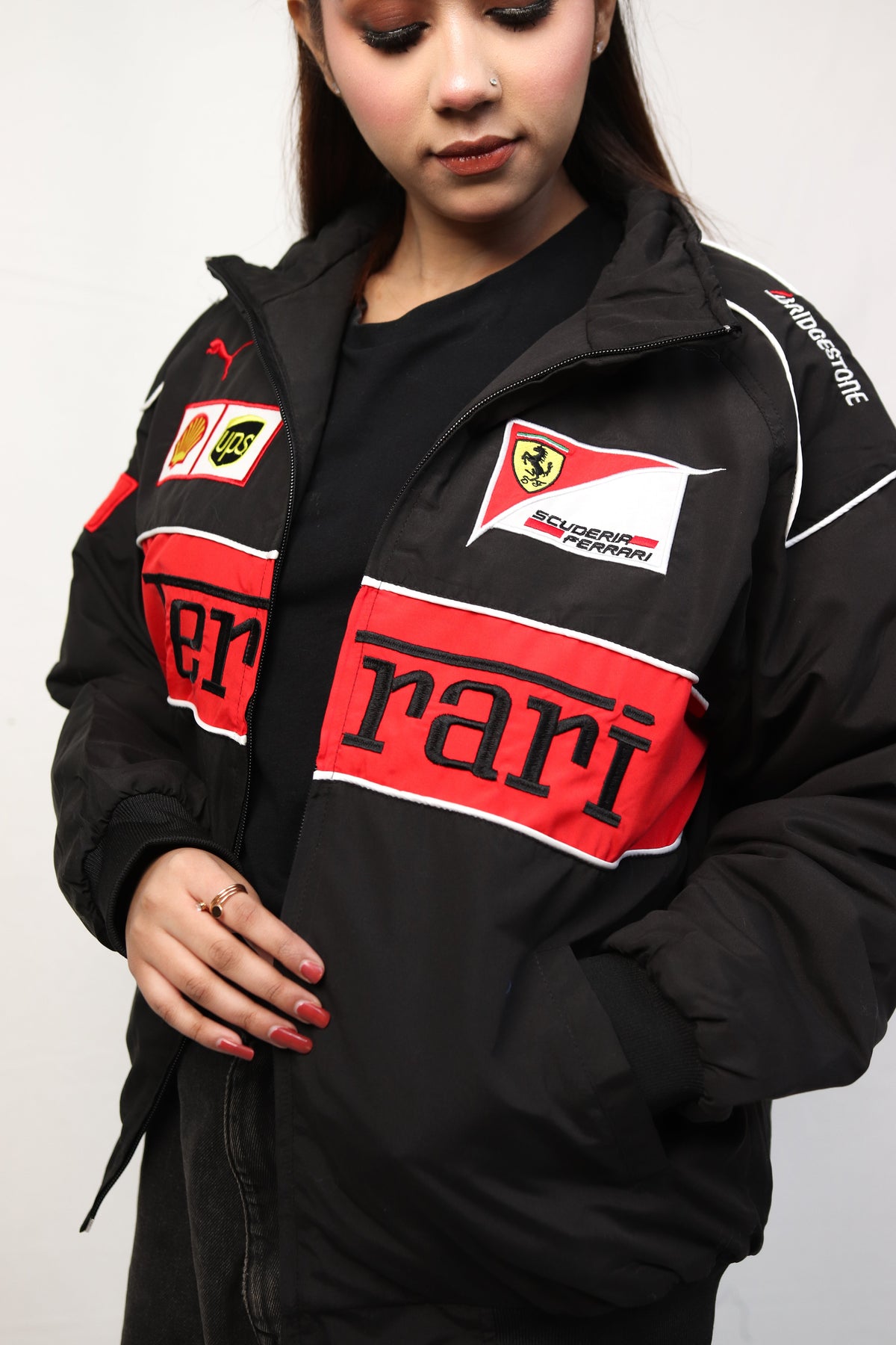 Vintage Ferrari Scuderia Racing Jacket | Classic & Padded Motorsport Style - Sport Idea