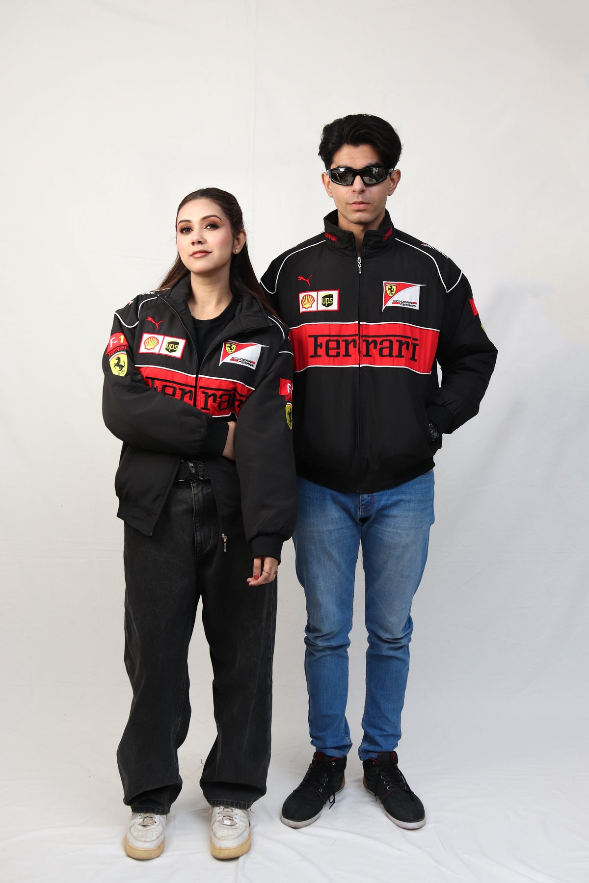 Vintage Scuderia Black Racing Jacket | Classic Ferrari Style - Sport Idea