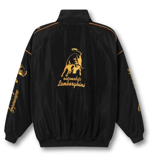 Automobili Vintage Lamborghini Racing Jacket | Classic & Padded Style - Sport Idea