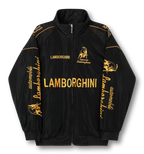 Automobili Vintage Lamborghini Racing Jacket | Classic & Padded Style - Sport Idea