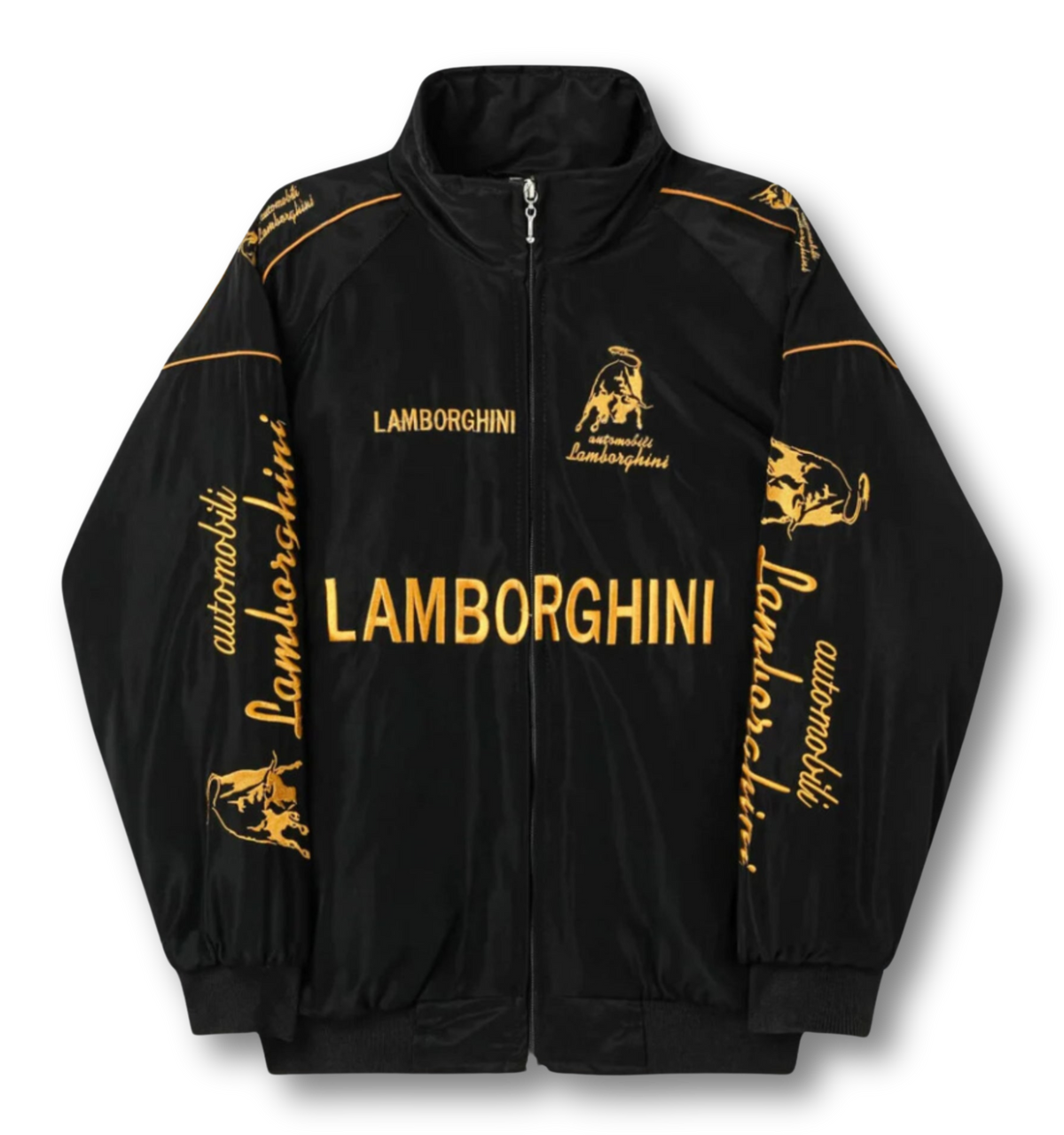 Automobili Vintage Lamborghini Racing Jacket | Classic & Padded Style - Sport Idea
