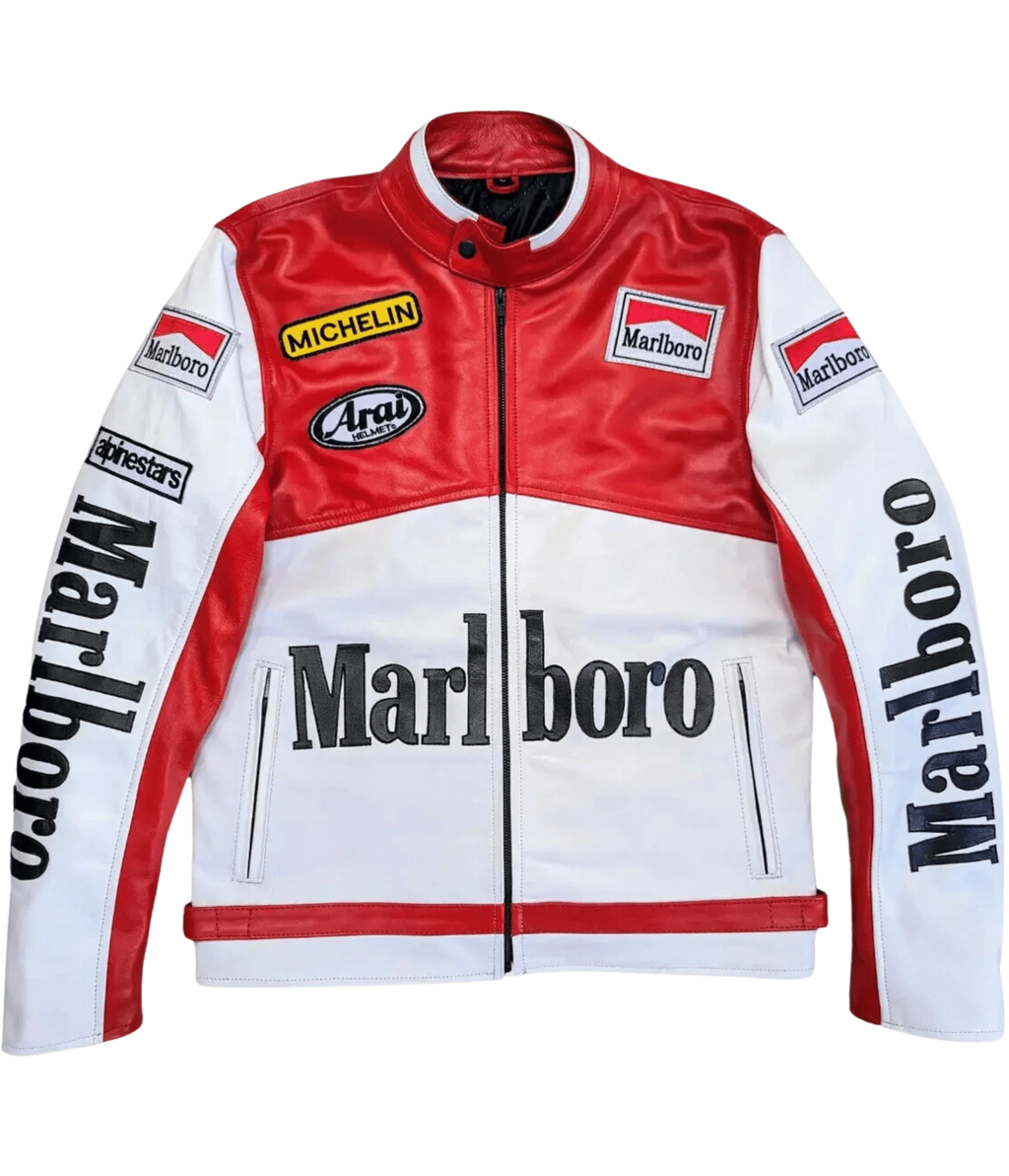 Marlboro Racing Leather Jacket | Vintage F1 Inspired Style - Sport Idea