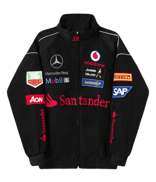 08's Automobili Mercedes Racing Team Jacket | Classic & Padded Style - Sport Idea