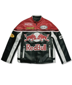 RB Racing Leather Jacket | Premium Red Bull Inspired Style - Sport Idea