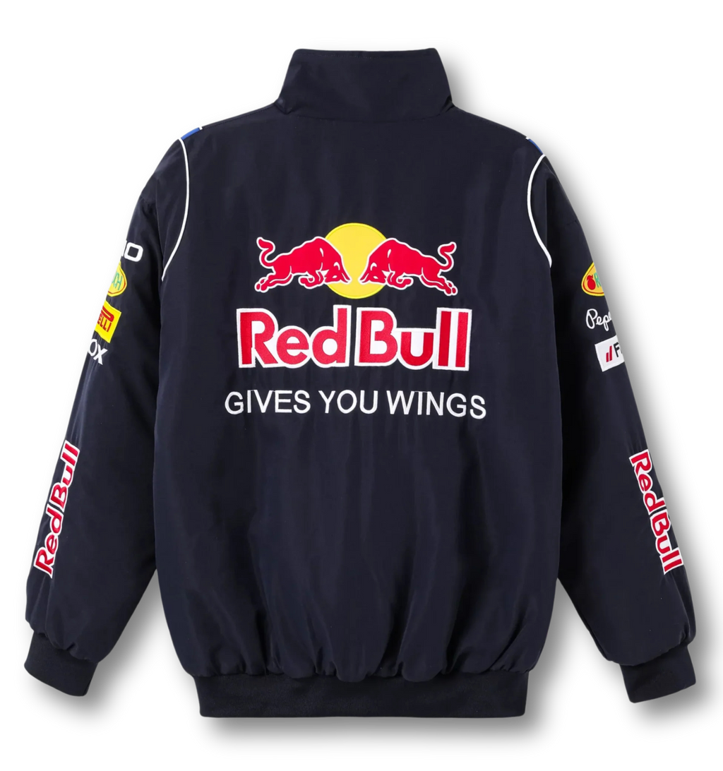 Redline RB Racing Jacket | Vintage Red Bull Inspired Motorsport Style - Sport Idea