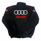 Audi Vintage Racing Jacket | Classic & Padded Motorsport Style - Sport Idea