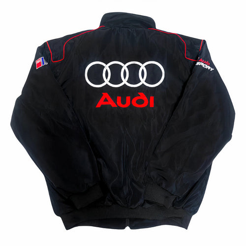 Audi Vintage Racing Jacket | Classic & Padded Motorsport Style - Sport Idea