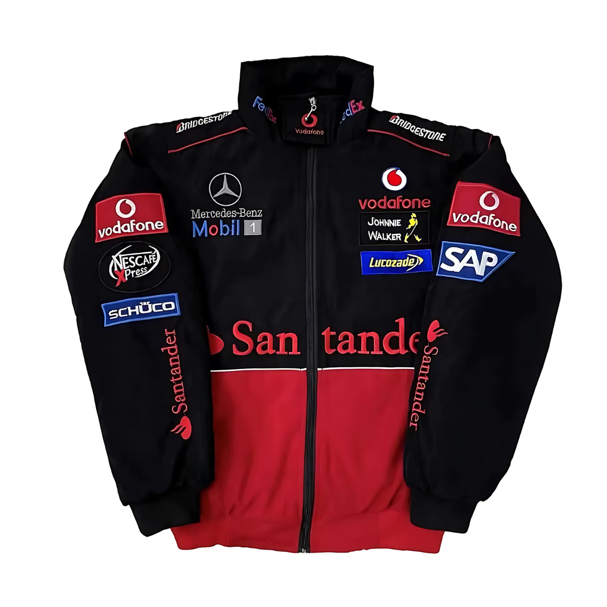 08's Automobili Mercedes Racing Team Jacket | Classic & Padded Style - Sport Idea