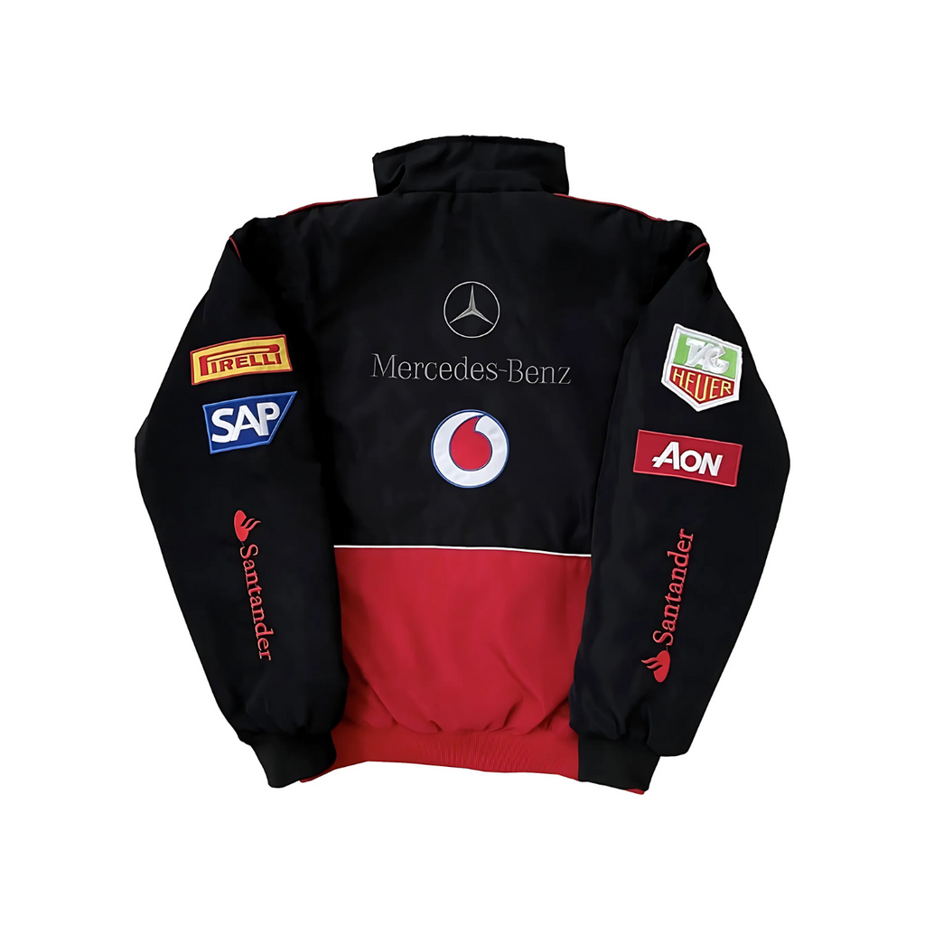 08's Automobili Mercedes Racing Team Jacket | Classic & Padded Style - Sport Idea