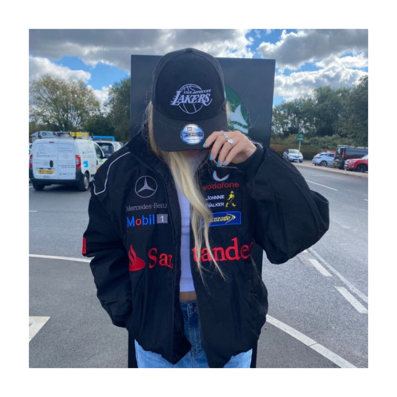 08's Automobili Mercedes Racing Team Jacket | Classic & Padded Style - Sport Idea