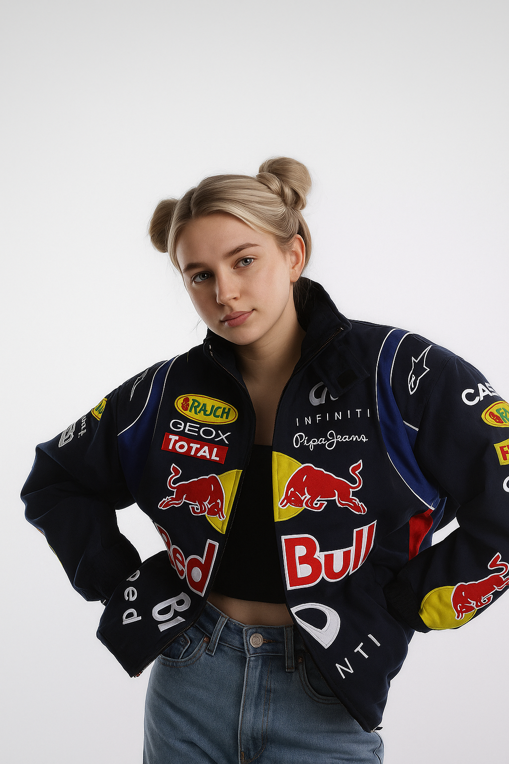 Redline RB Racing Jacket | Vintage Red Bull Inspired Motorsport Style - Sport Idea