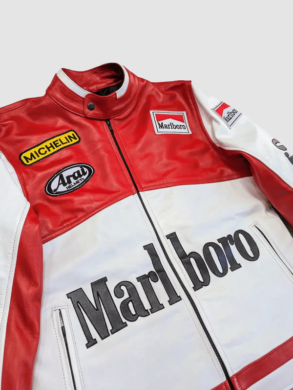 Marlboro Racing Leather Jacket | Vintage F1 Inspired Style - Sport Idea