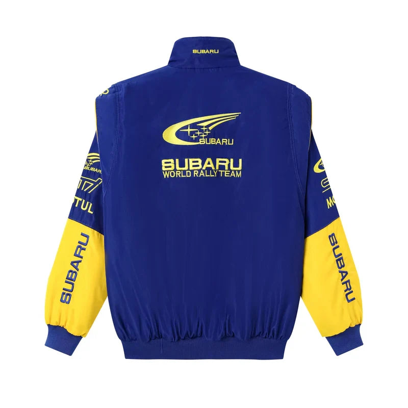Subaru Vintage Racing Jacket Rally Team Edition | Classic Motorsport Style - Sport Idea